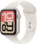 Watch 40mm Starlight Aluminum Case with Starlight Sport Band - S/M (MEP64) Series SE3 + LTE