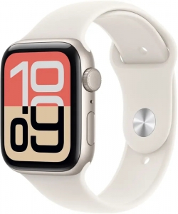 Watch 40mm Starlight Aluminum Case with Starlight Sport Band - M/L (MEH54) Series SE3 2025